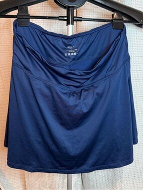 Athletic Navy Skort with Built-in Shorts